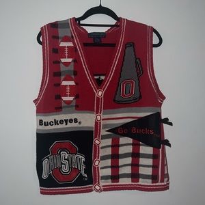 Vintage Ohio State Collegiate Eagle’s Eye Vest